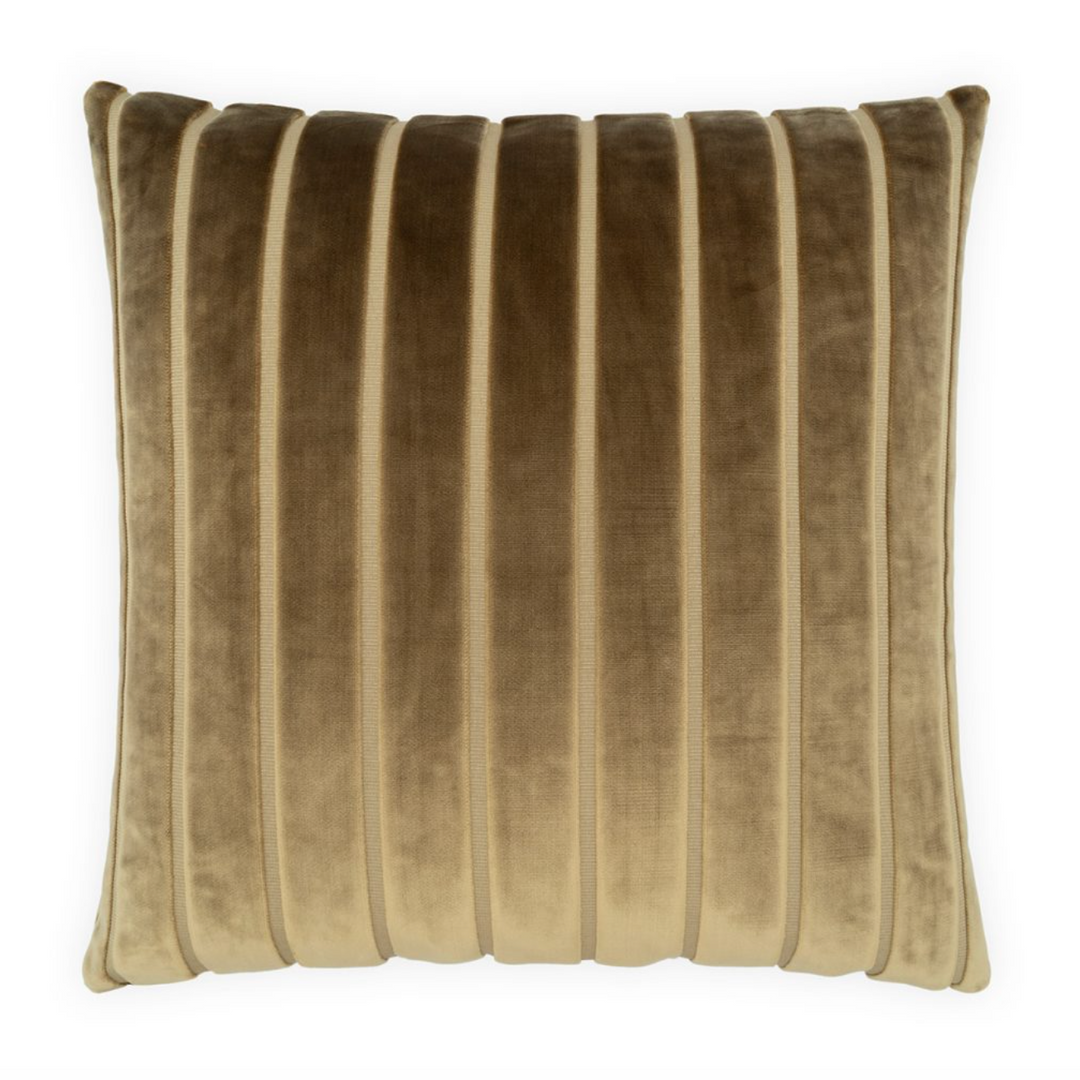 PILLOW ELYSIAN STRIPE WALNUT FEATHER DOWN 24X24