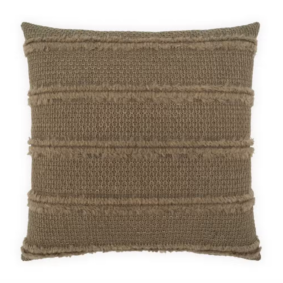PILLOW KITTO MOCHA FEATHER DOWN 24X24