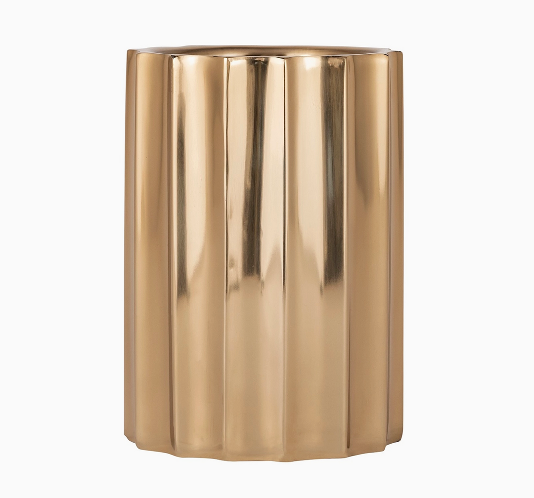 ICE BUCKET GOLD STEEL DOUNLE WALL SMALL