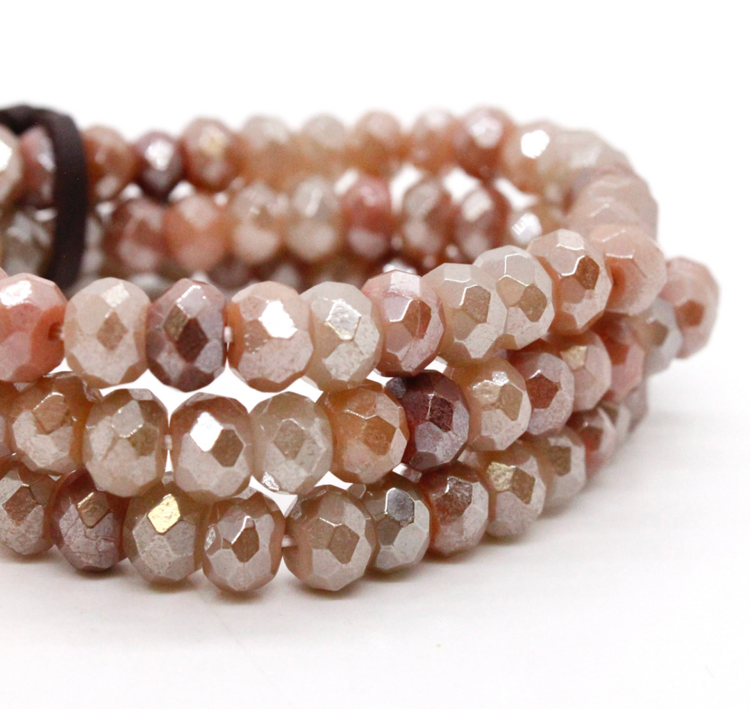 BRACELET FRENCH PEACH AGATE
