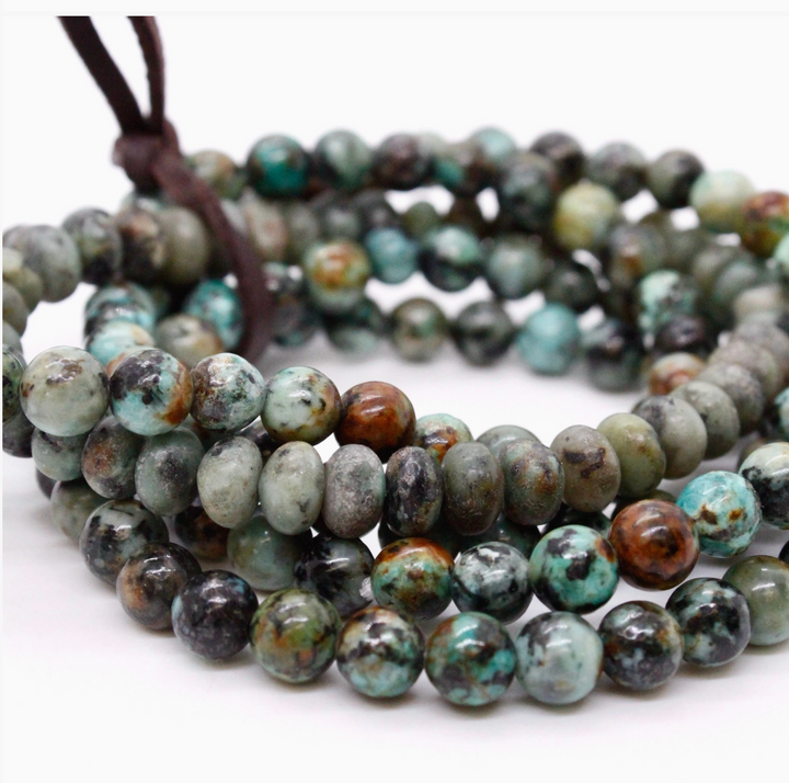 BRACELET AFRICAN TURQUOISE STONE