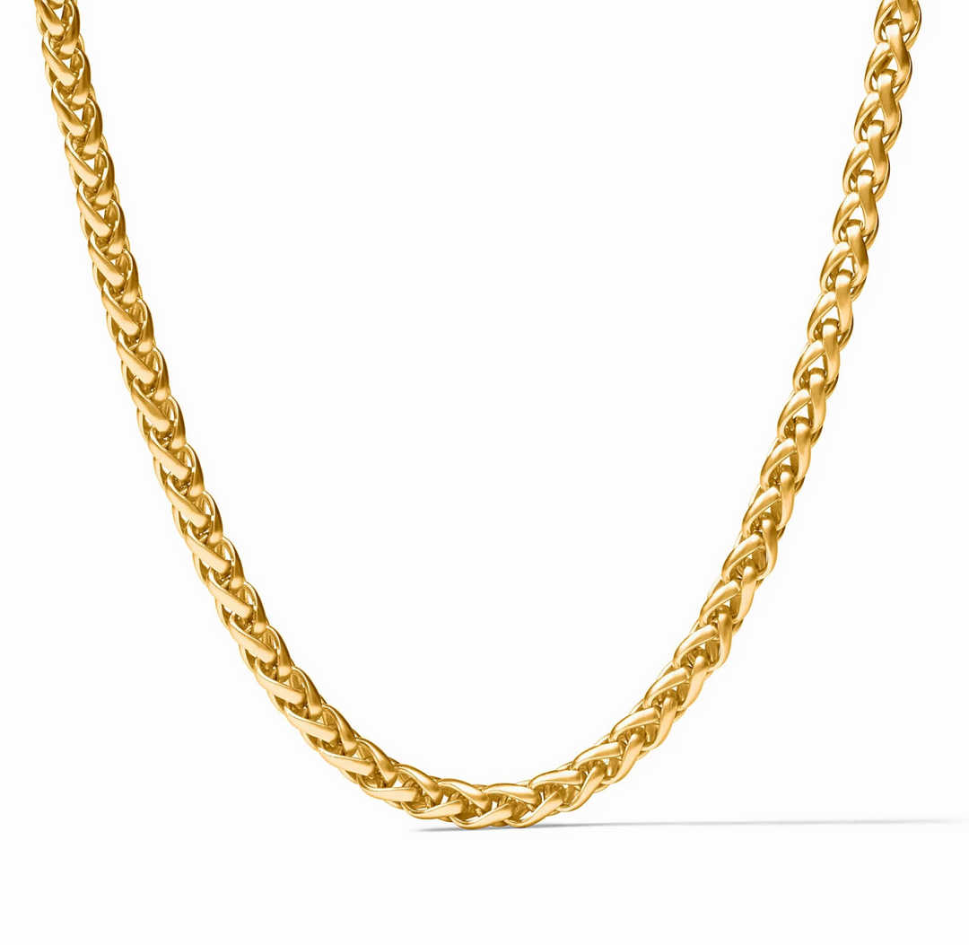 NECKLACE COBBLESTONE LINK GOLD
