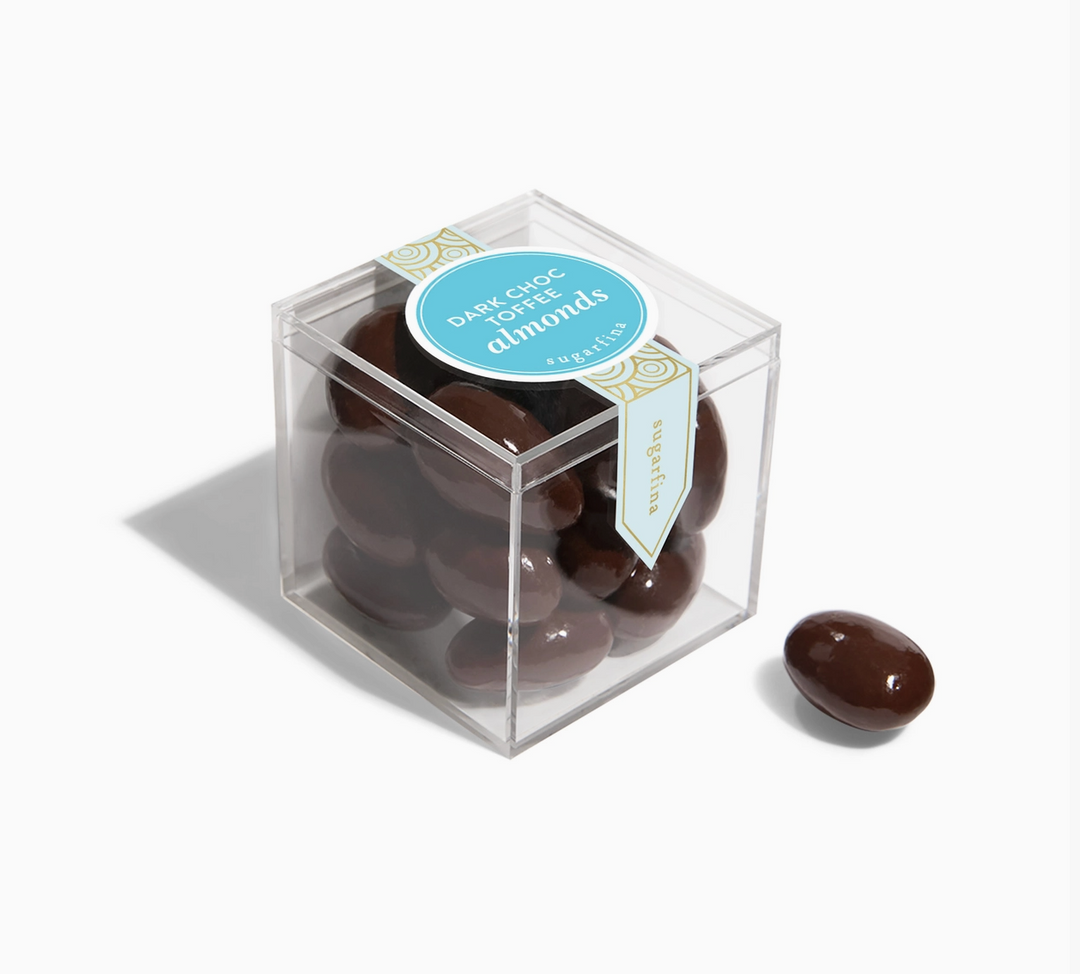 CANDY CUBE CHOCOLATE TOFFEE ALMONDS SMALL