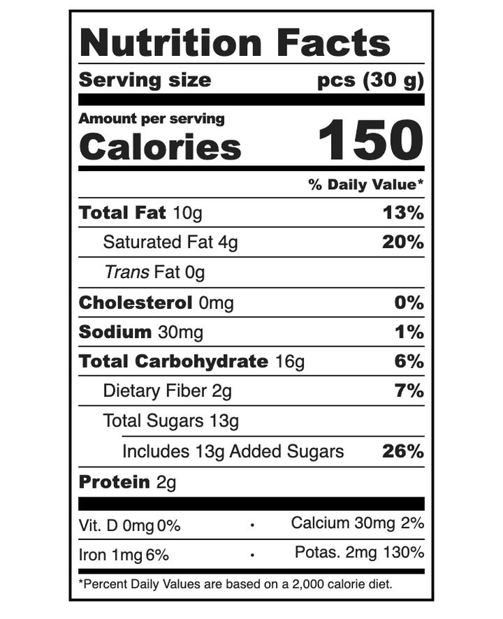 CANDY CUBE CHOCOLATE TOFFEE ALMONDS SMALL