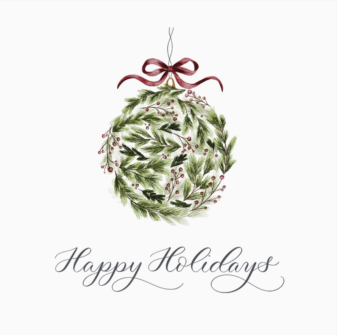 "HAPPY HOLIDAYS" GIFT TAGS BOX OF 6