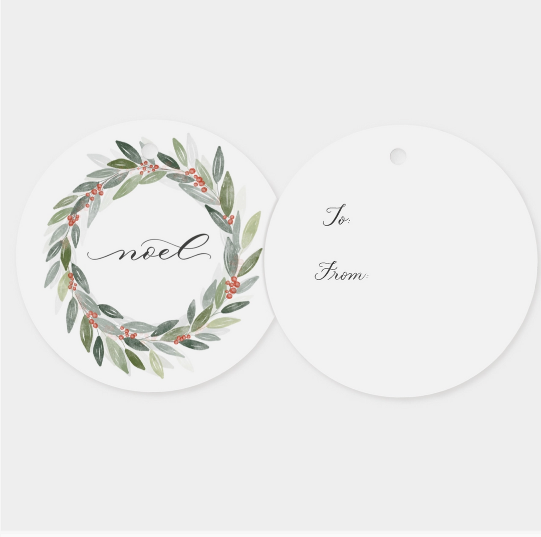 "NOEL" GIFT TAGS BOX SET OF 6