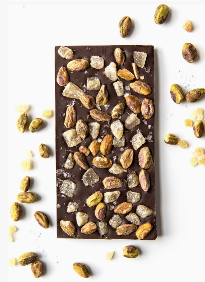 CHOCOLATE GINGER PISTACHIO