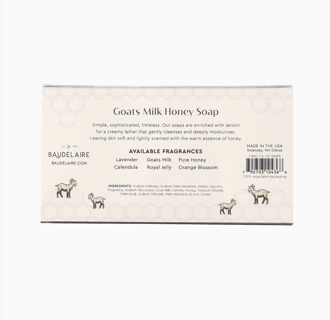 SOAP GOATS MILK HONEY DUO 1.4OZ MATCHBOX