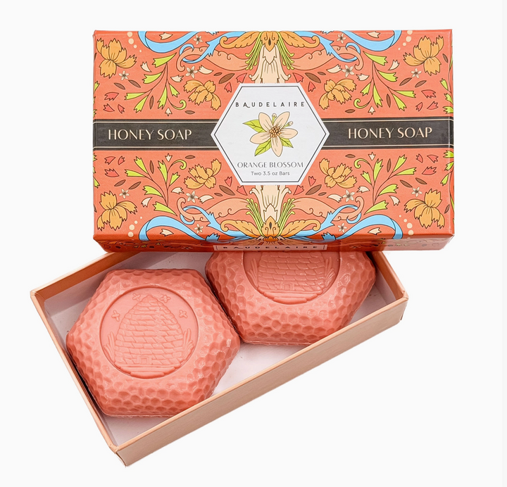 SOAP HONEY ORANGE BLOSSOM DUO 3.5OZ GIFT BOX
