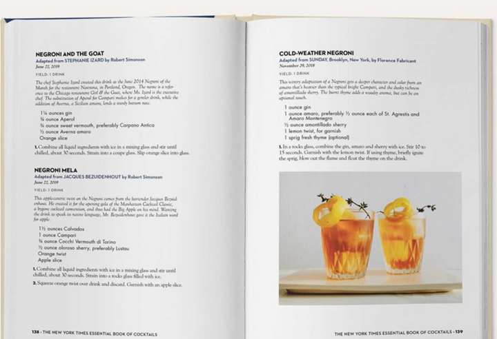 BOOK "NEW YORK TIMES ESSENTIAL BOOK OF COCKTAILS" (SECOND EDITION)