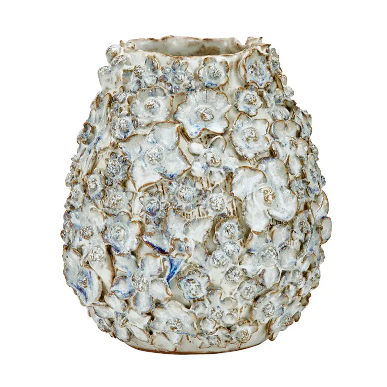 VASE CREAM BOUQUET 9H