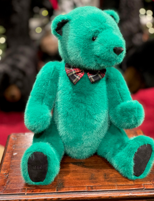 TOY PLUSH BEAR JOINTED EMERALD #20739