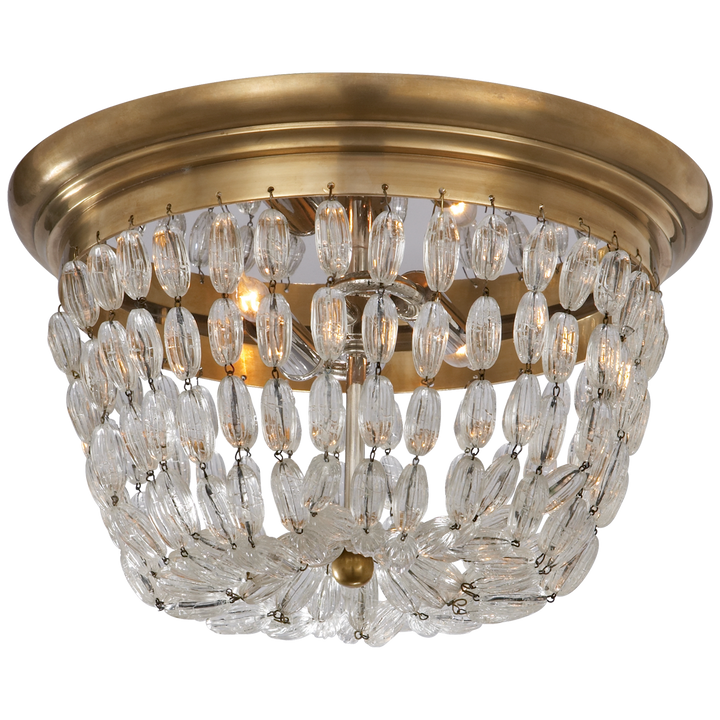 FLUSH MOUNT SEEDED CRYSTAL #20758