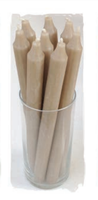 CANDLE RUSTIC TAPER (Available in 7 Colors)