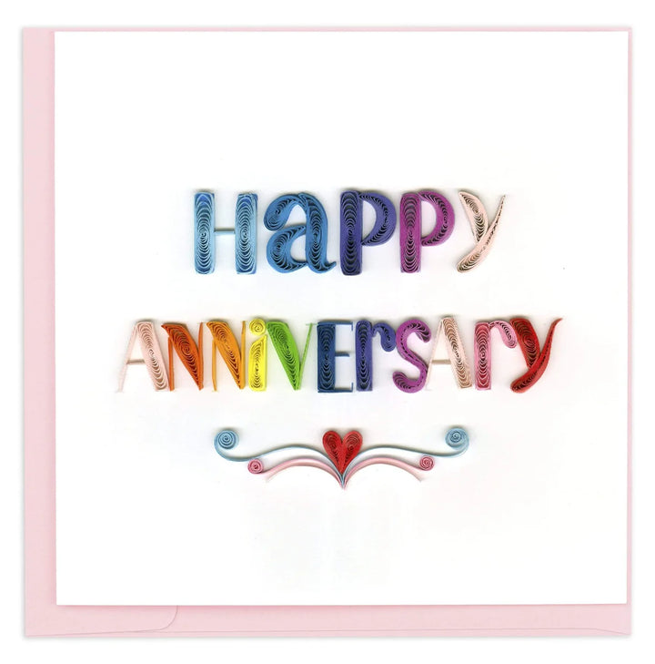 GREETING CARD "HAPPY ANNIVERSARY"