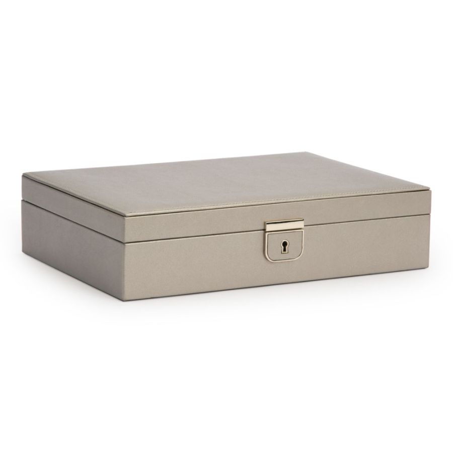 JEWELRY BOX PALERMO PEWTER MEDIUM