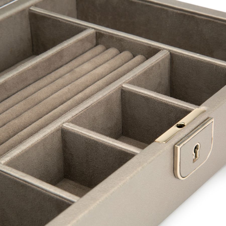 JEWELRY BOX PALERMO PEWTER MEDIUM