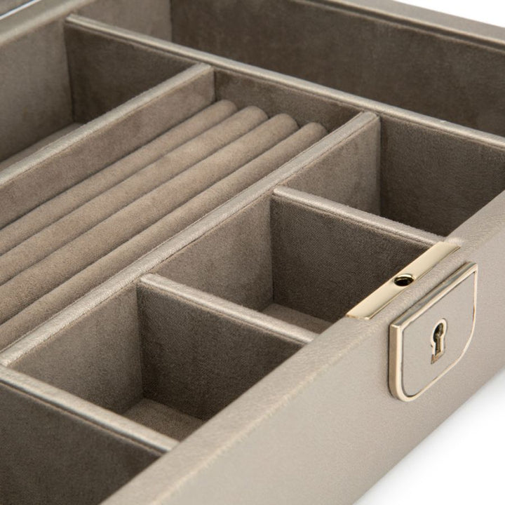 JEWELRY BOX PALERMO PEWTER MEDIUM