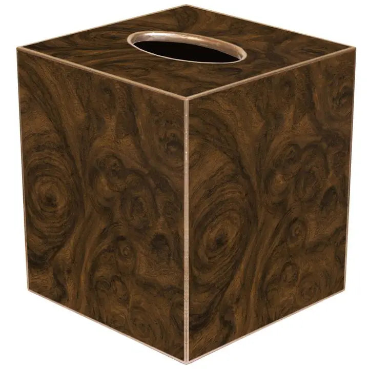 TISSUE BOX BURLWOOD