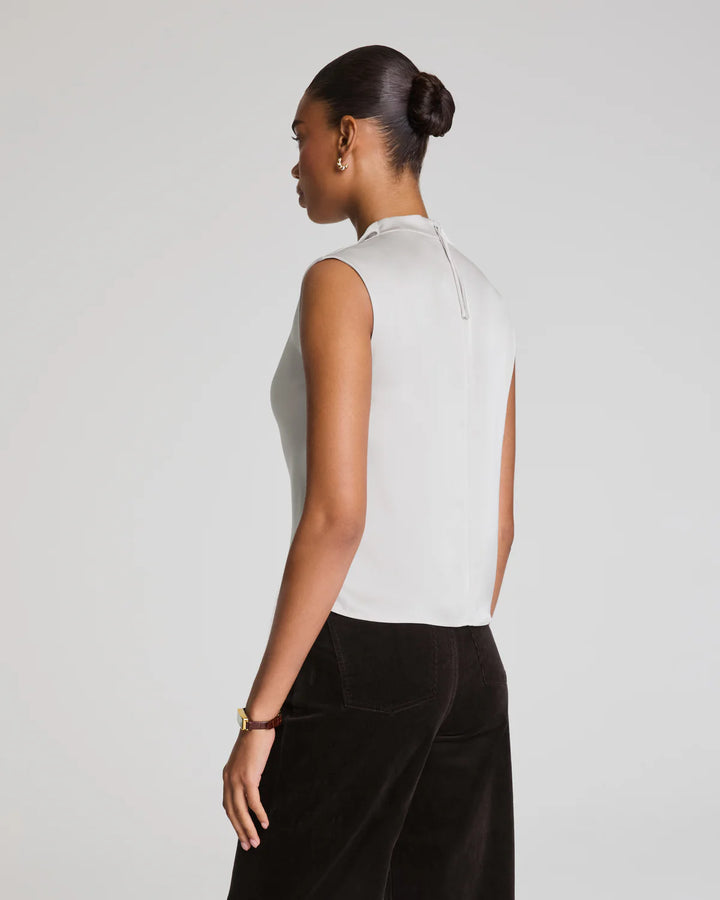 SLEEVELESS COWL NECK TOP