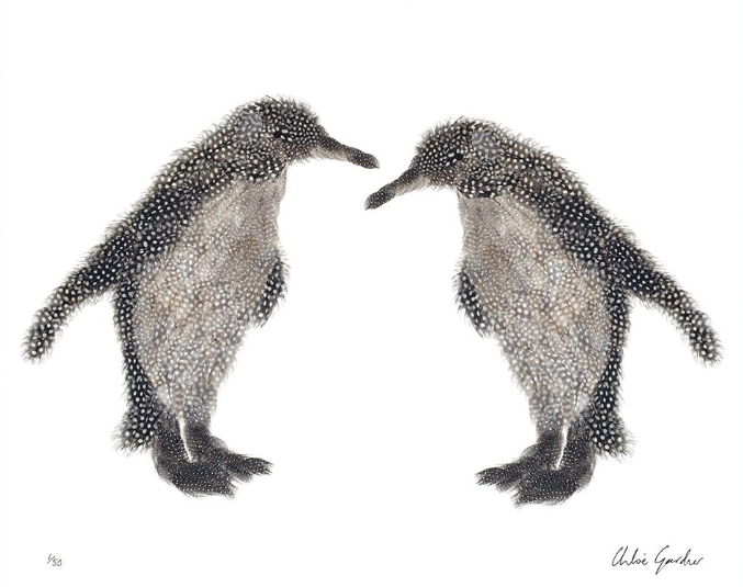 ART PENGUINS FEATHERED