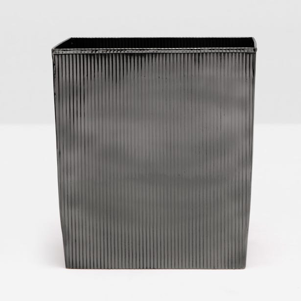 BATH COLLECTION BLACK NICKEL RIBBED METAL