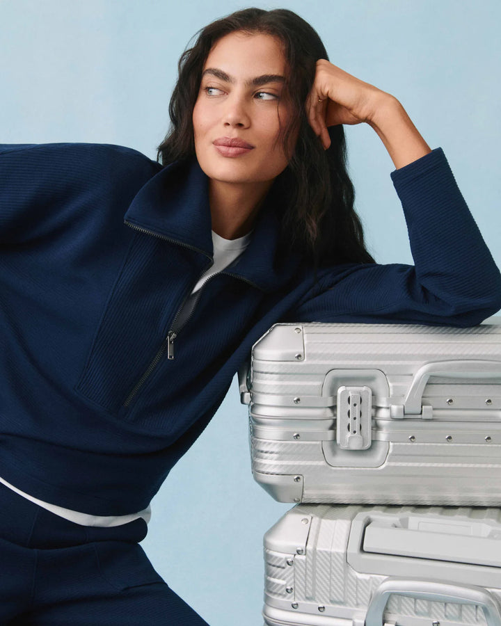 HALF ZIP AIRESSENTIALS FRENCH RIB