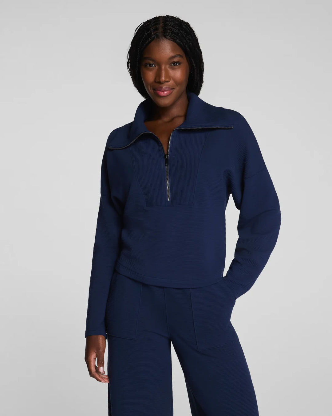 HALF ZIP AIRESSENTIALS FRENCH RIB
