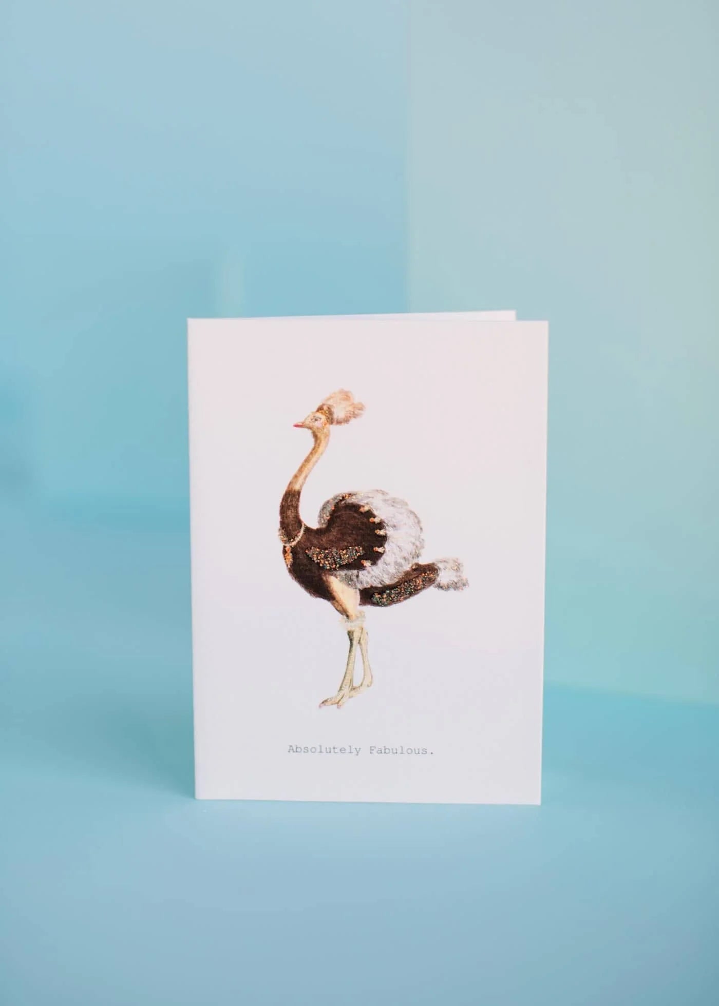 GREETING CARD "ABSOLUTELY FABULOUS"
