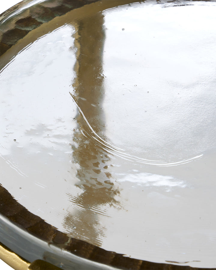 DRINK TABLE GOLD ACCENTS