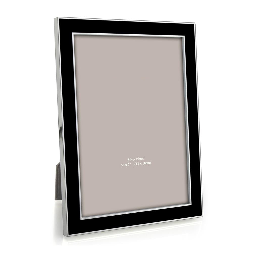 FRAME BLACK ENAMEL & SILVER