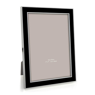 FRAME BLACK ENAMEL & SILVER  (Available in 3 Sizes)