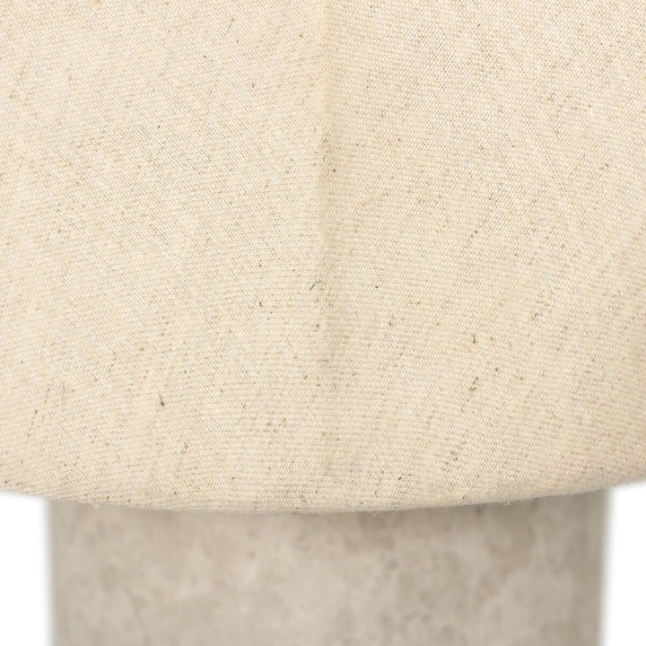 TABLE LAMP TAUPE MARBLE