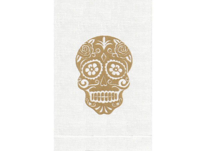 GUEST TOWEL SUGAR SKULL