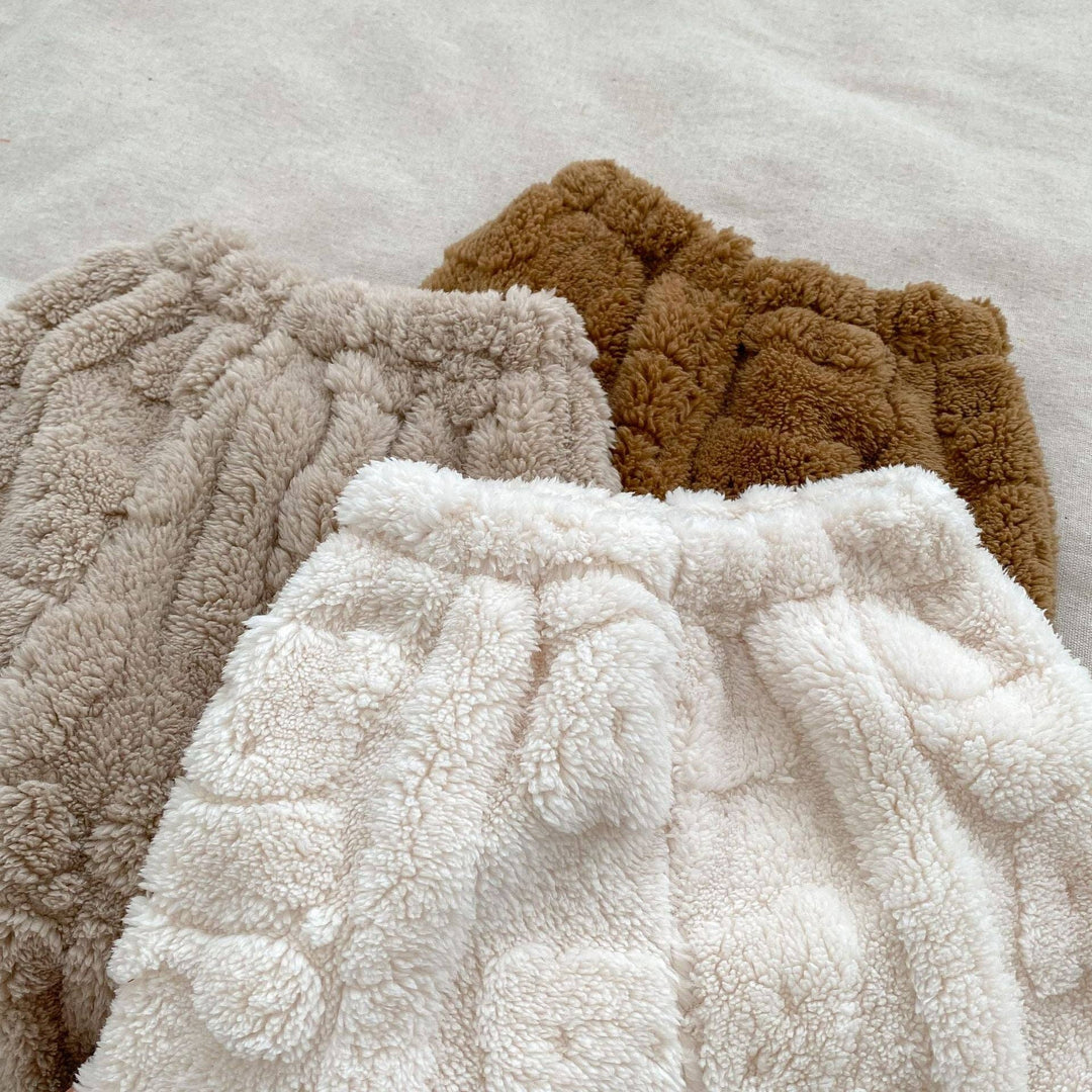 S/2 CARDIGAN & PANTS PLUSH BEAR