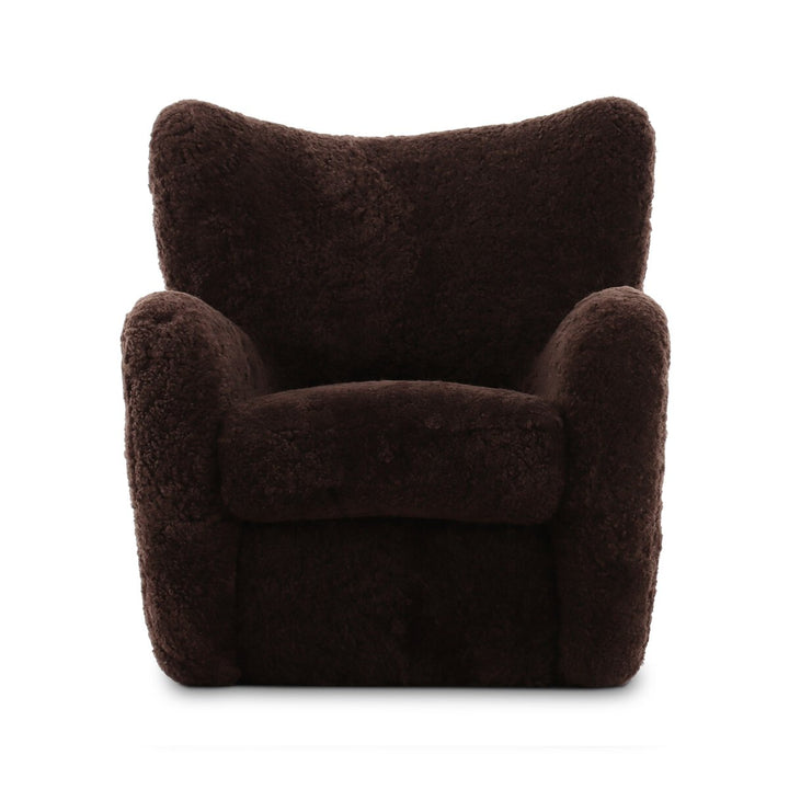 AMELIE CHAIR COCOA SHEARLING