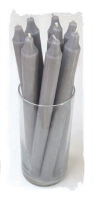 CANDLE RUSTIC TAPER (Available in 7 Colors)