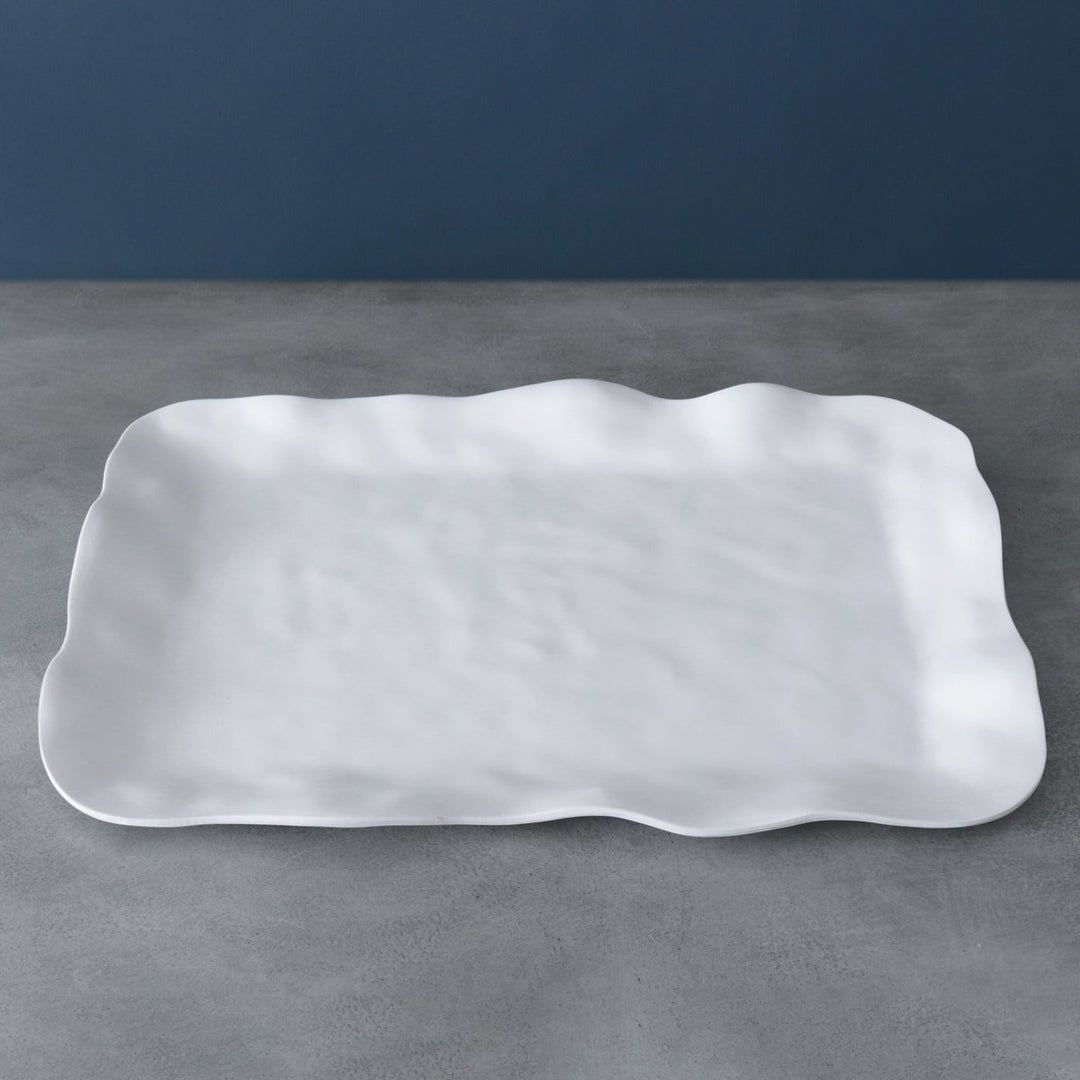 BOWL XL RECTANGULAR NUBE WHITE