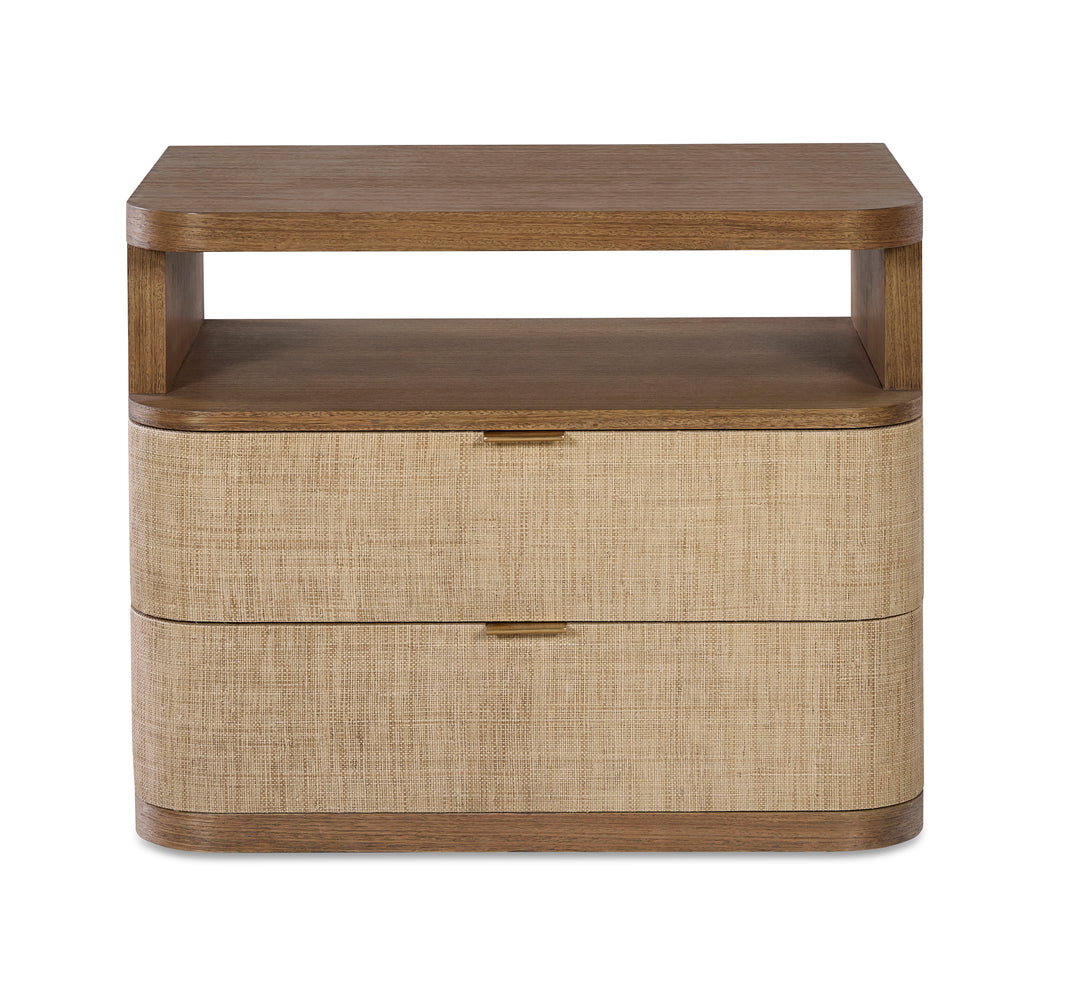 CRUZ TWO DRAWER LARGE NIGHTSTAND