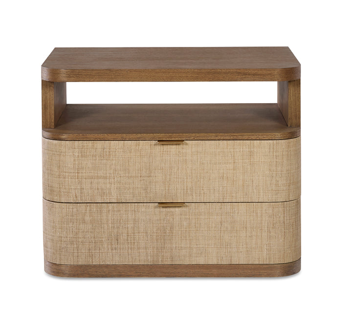 CRUZ TWO DRAWER LARGE NIGHTSTAND