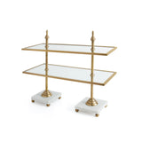 CAKE STAND ANTIQUE BRASS