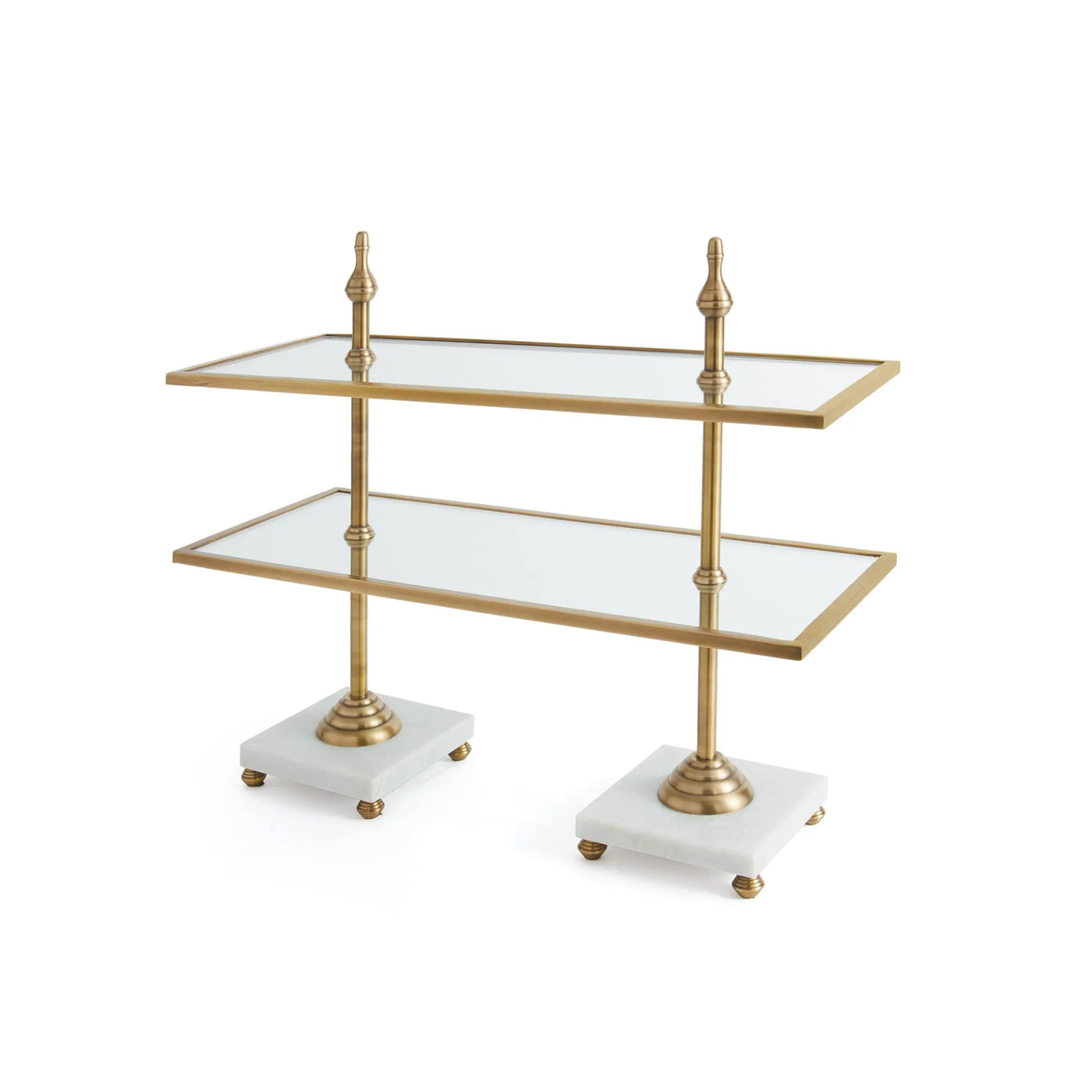 CAKE STAND ANTIQUE BRASS