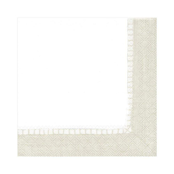 NAPKIN LUNCHEON LINEN BORDER