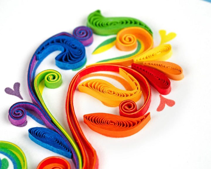 GREETING CARD "RAINBOW SWIRL"