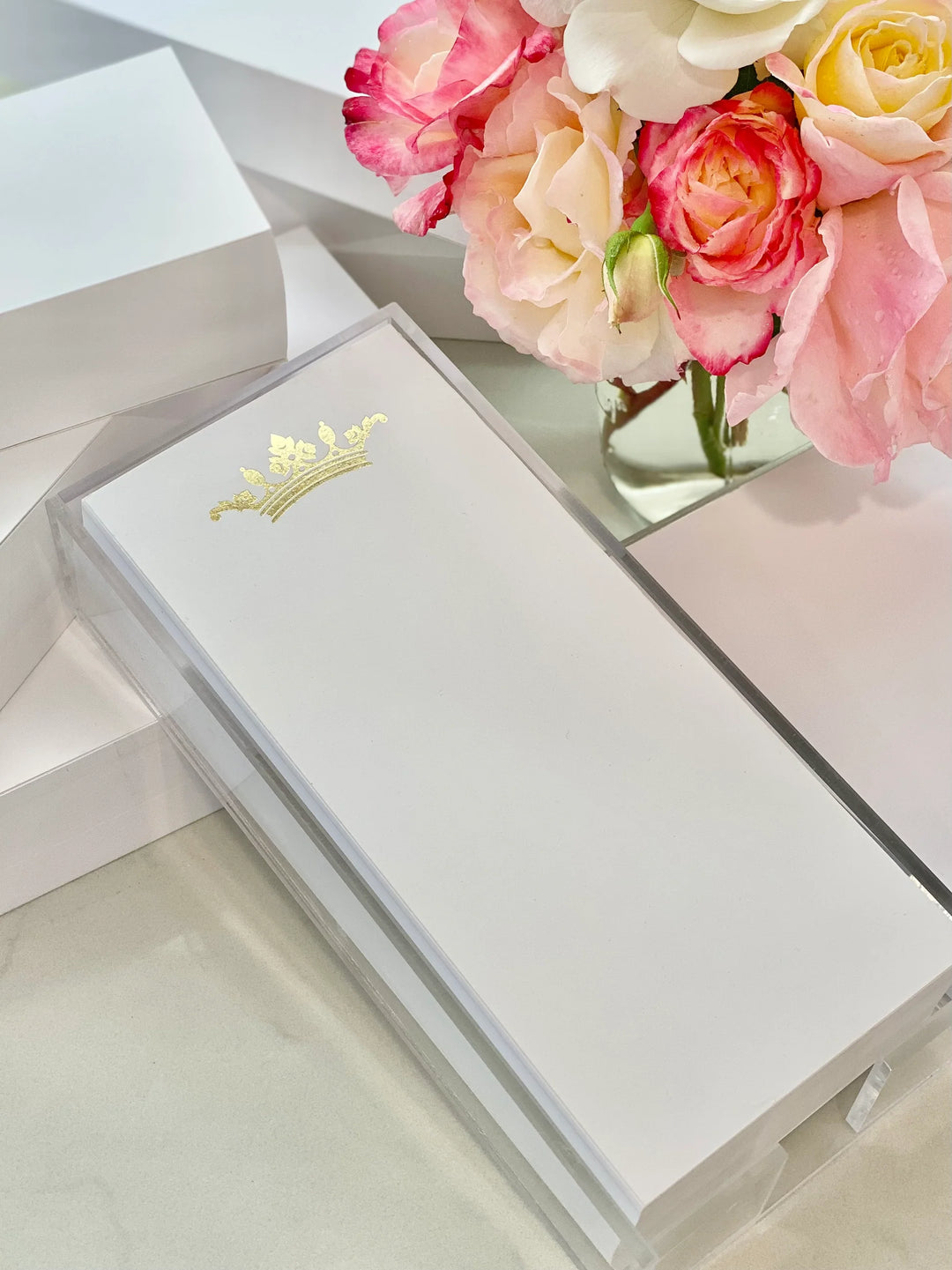 TRAY LUCITE FOR NOTEPADS