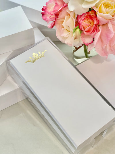 TRAY LUCITE FOR NOTEPADS (Available in 3 Sizes)