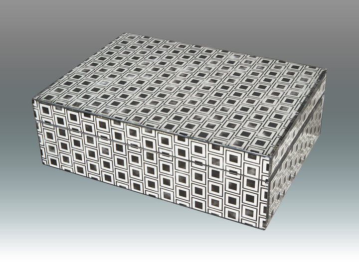 BOX ANTIQUE MIRRORED ART DECO