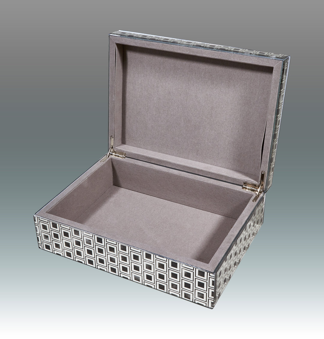 BOX ANTIQUE MIRRORED ART DECO