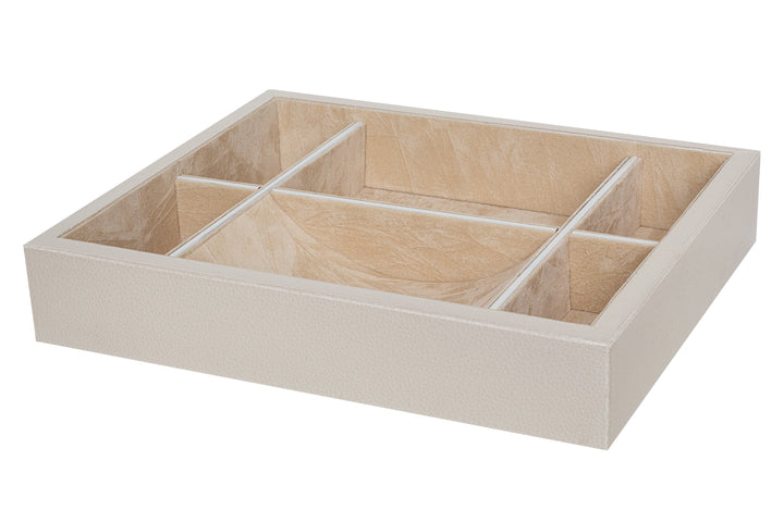 TRAY VALET SHAGREEN DIVIDED