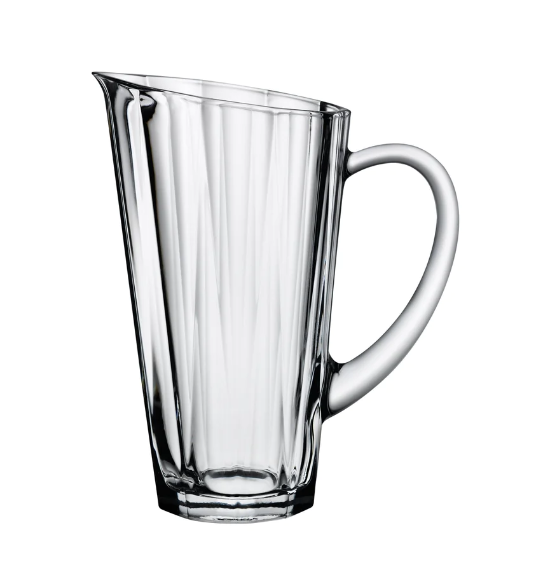 PITCHER FACETED GLASS HEMINGWAY #28196